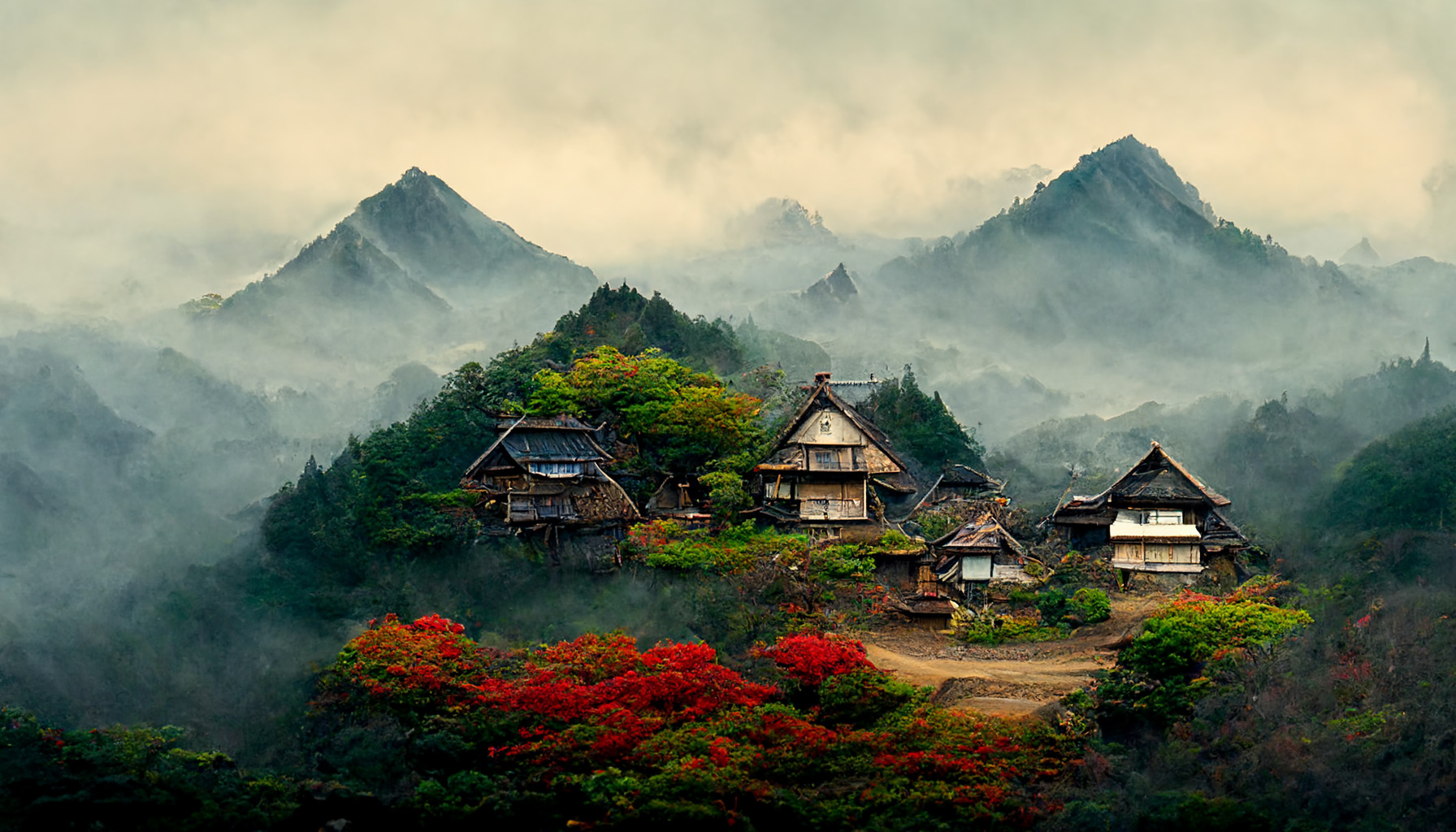 山村の風景